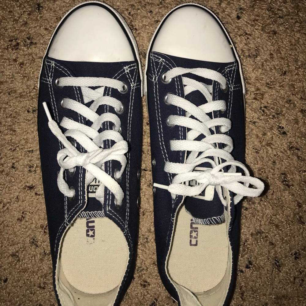 Blue converse